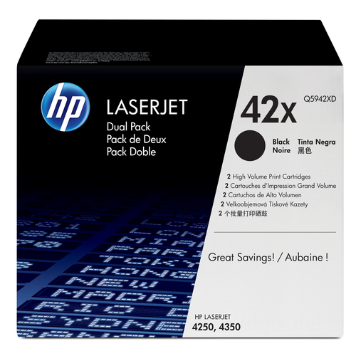 TO HP Q5942XD  4250 (DUAL PACK)