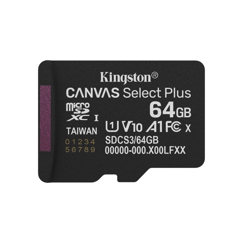 MOD MICRO SD 64GB CANVAS GO GEN3 C/ADAPT