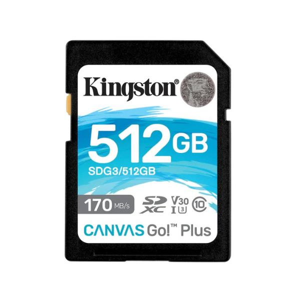 MOD SD CARD 512GB CL10 KINGSTON 170R GO! PLUS