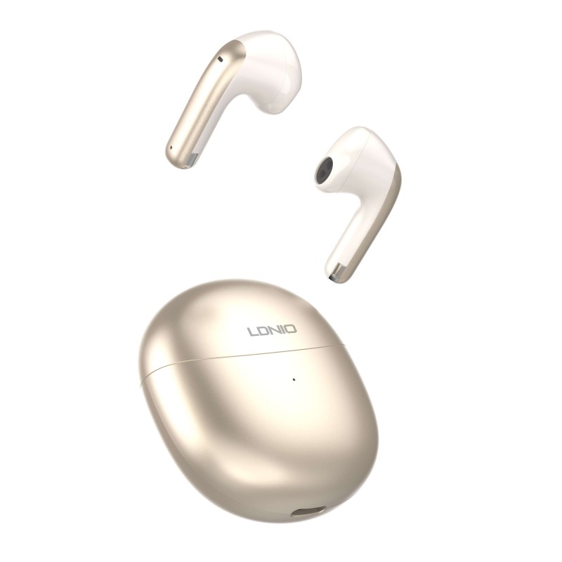 EARBUDS LDNIO T10 DOURADO