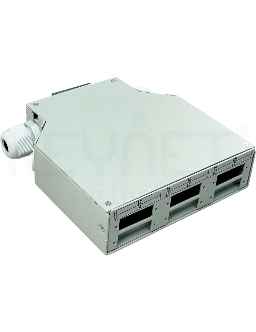 Metal DIN rail splicing box