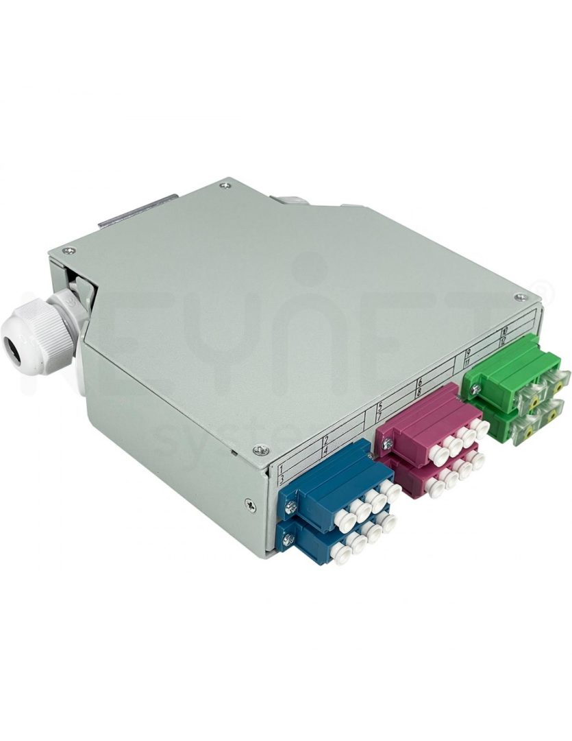 Metal DIN rail splicing box