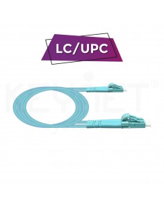 Patch Cord DX LC/UPC-LC/UPC MM 50/125 OM3-300 1,9mm LSZH-FR aqua 2mt