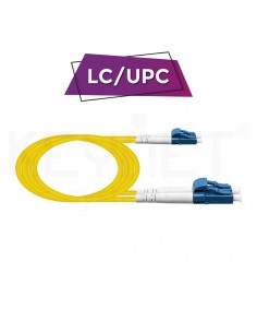 Patch Cord DX LC/UPC-LC/UPC SM A2 1,9mm LSZH-FR amarilla 1mt