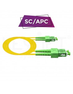 Patch Cord DX SC/APC-SC/APC SM 9/125 G657A2 CUB 3mm LSZH AMAR 1mts