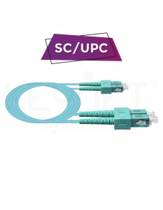 Patch Cord DX SC/PC-SC/PC MM 50/125 OM3-300 3mm LSZH-FR aqua 5mt