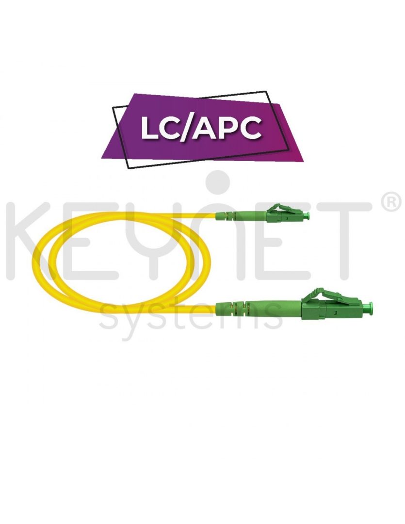 Patch Cord SX LC/APC-LC/APC SM G657A2 1,9mm LSZH-FR amarilla 1mt