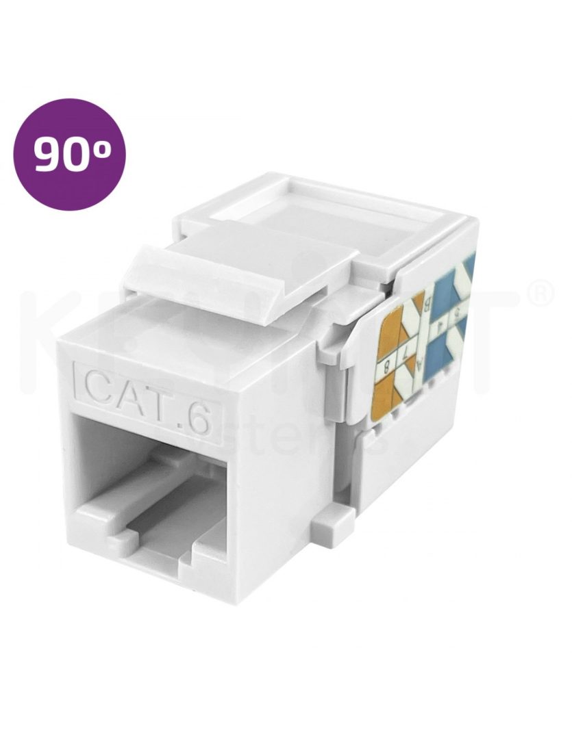 Keystone Cat6 UTP 90º 6u