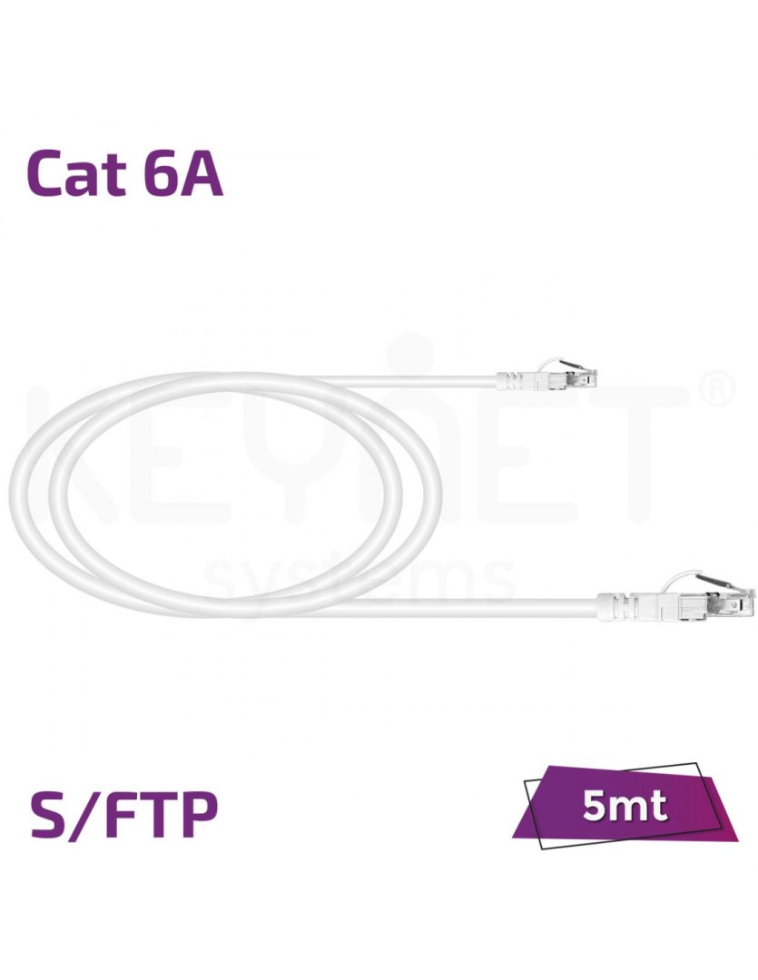 Patch Cord Cat6A S/FTP 26AWG 50μ