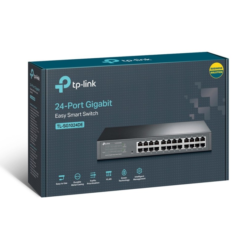 SWITCH 24 TP-LINK 10/100/1000 DESKTOP/RACK EASY SMART