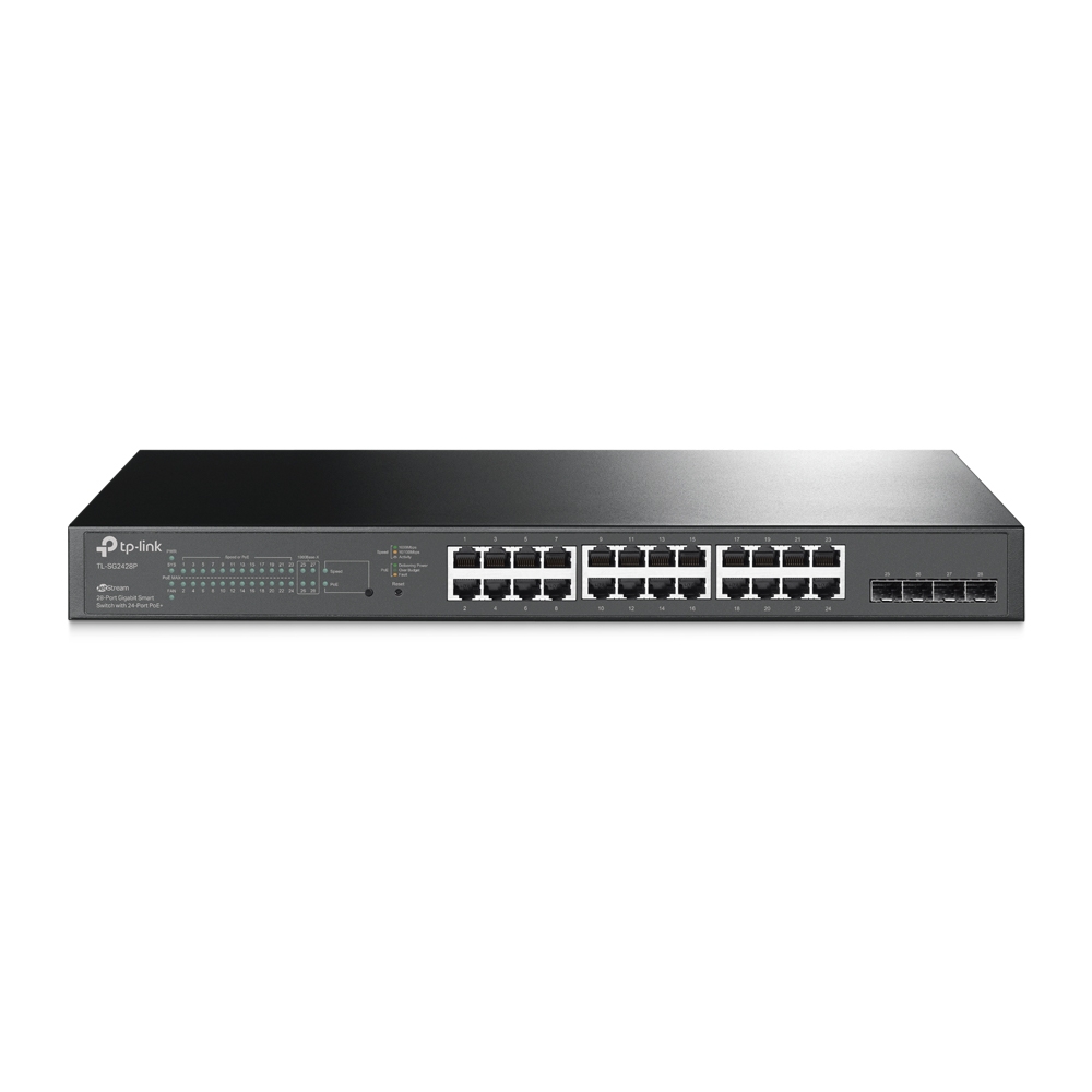 SWITCH 24 TP-LINK JETSTREAM POE+ 4 SFP