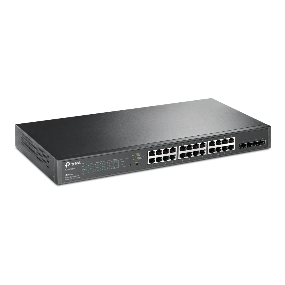 SWITCH 24 TP-LINK JETSTREAM POE+ 4 SFP