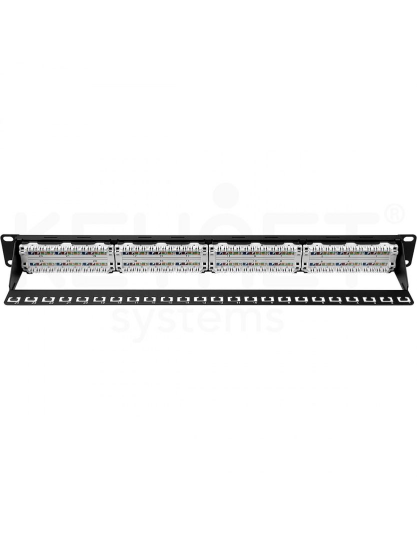 Patch Panel 24 portas para Rack 19