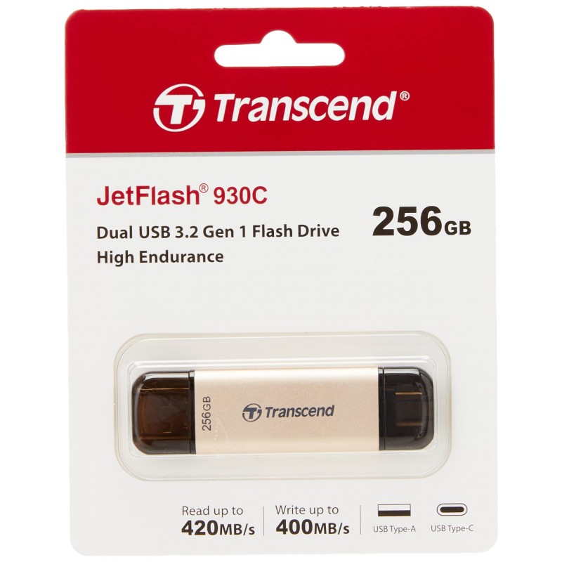 PEN DRIVE 256GB TRANSCEND 930C USB-C 3.2