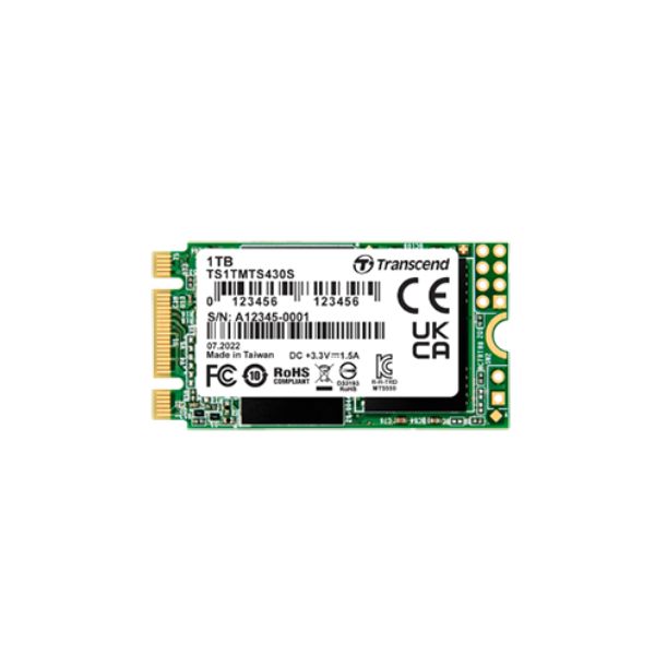 HD INT M.2 256 GB SSD TRANSC. SATAIII 430S