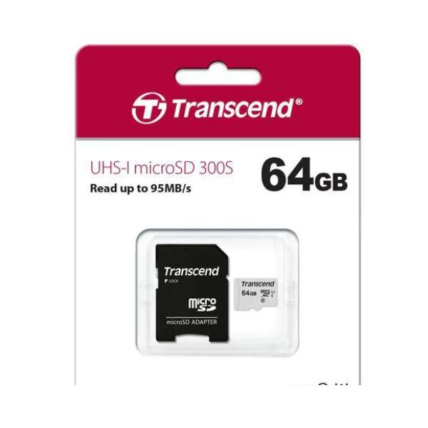 MOD  MICRO SD 64GB UHS-I U C/ADAP TRANSC