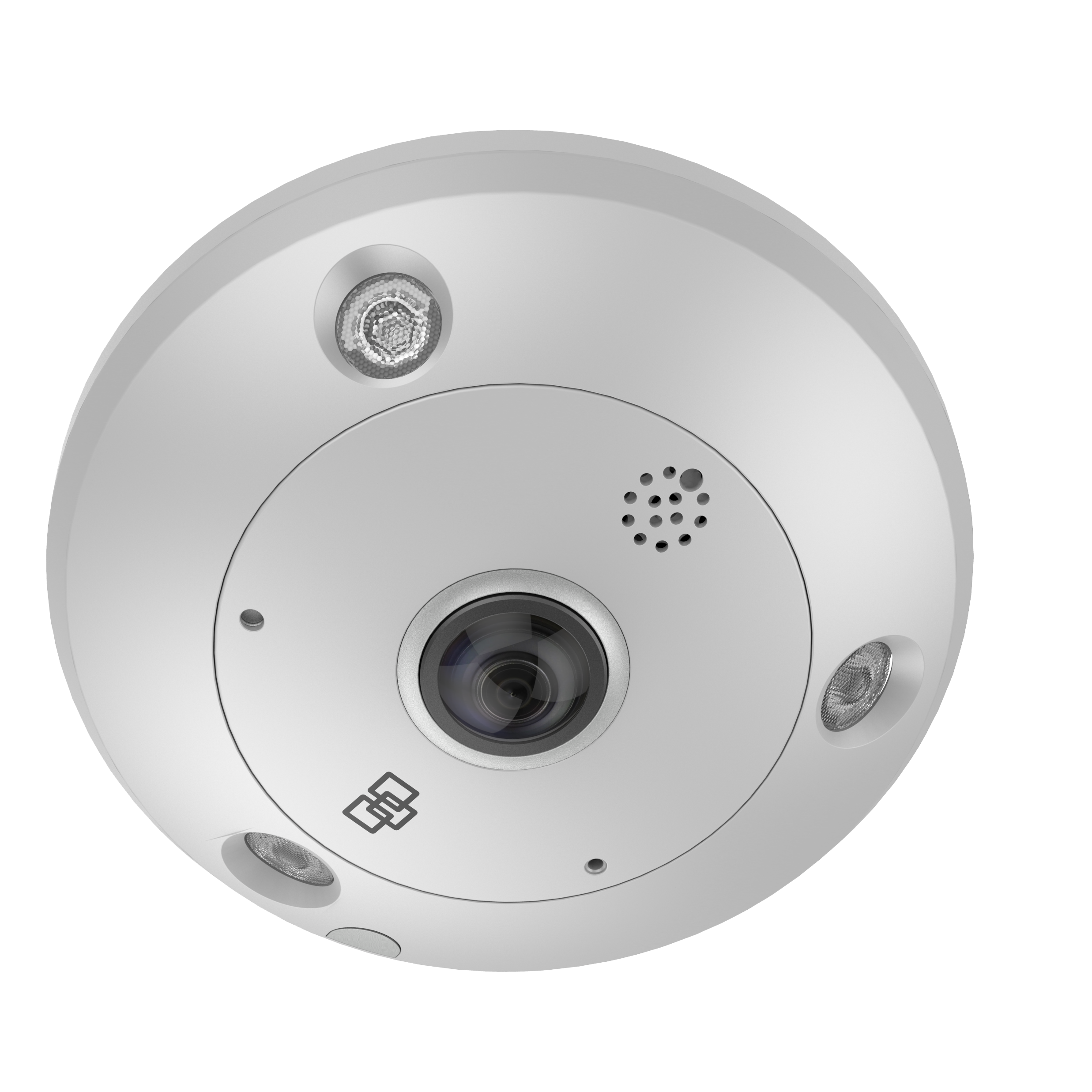 TruVision 360° IP camera, 6MP, indoor, 15 m IR, 360° fisheye lens