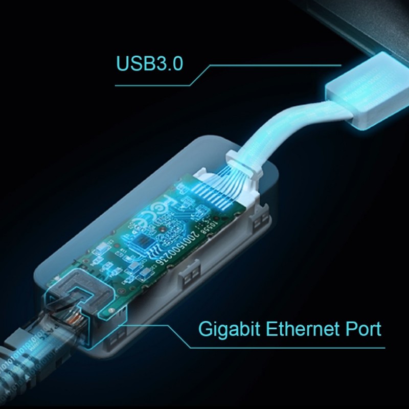 WIFI ADAPT.USB 3.0 TP-LINK 10/100/1000MBPS RJ45 ETHERNET