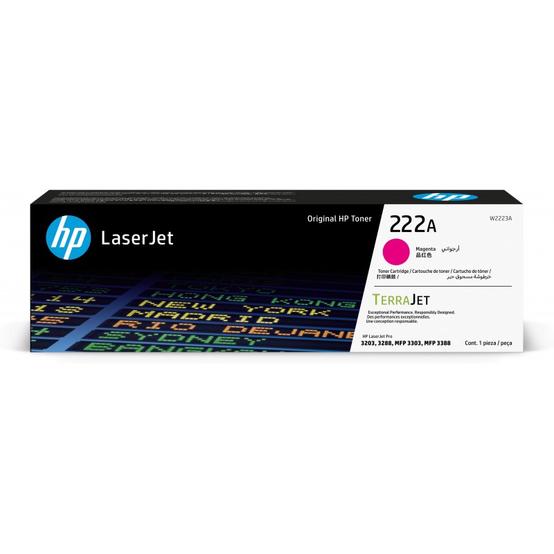 TO HP W2223A 222A MAGENTA LJ3203/3288/MFP3303/3388 (1,200 PAGS)