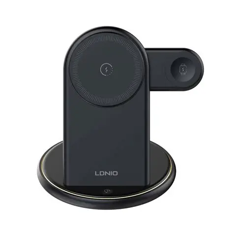 SUPORTE SECRETÁRIA LDNIO CARREGADOR MAGSAFE + CARREGADOR APPLE WATCH