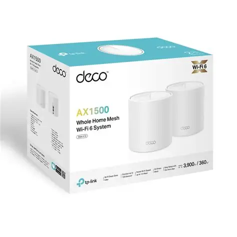 ROUTER TP-LINK WIFI 6 AX1500 WHOLE HOME MESH (2-PACK)