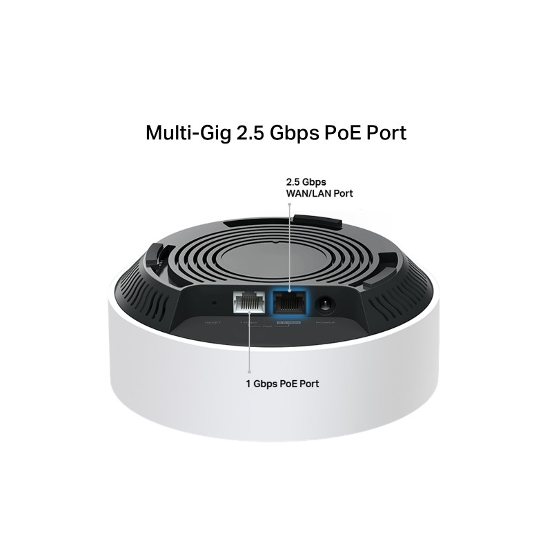 ROUTER TP-LINK WIFI 6 AX3000 MESH POE CELLING MOUNT